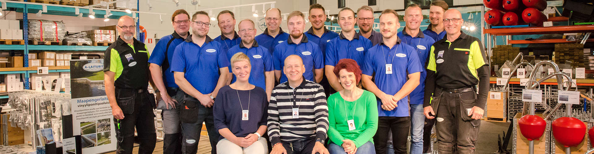A-laitureiden henkilökunta