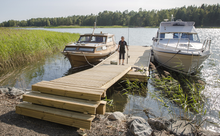 Laiturin käyntisilta on parhaimmillaan vakaa ja riittävän pitkä